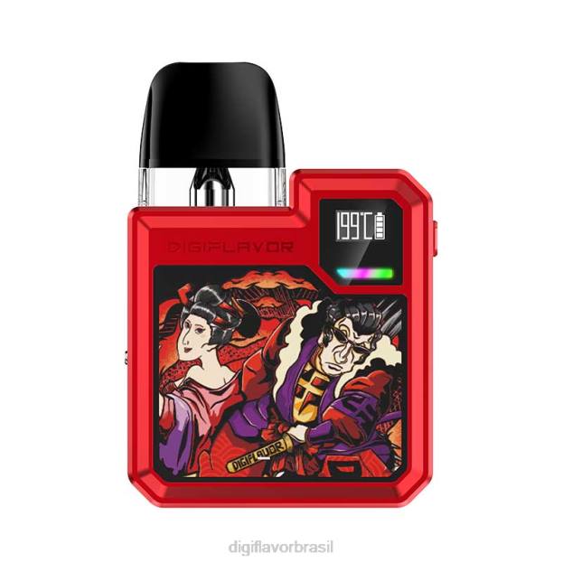 Digiflavor Digi-Q conjunto de cápsulas samurai vermelho Digiflavor geekvape 2RR050