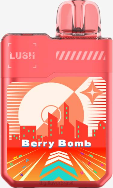 Digiflavor Geekbar LUSH descartáveis bomba de baga Digiflavor geek vape 2RR09
