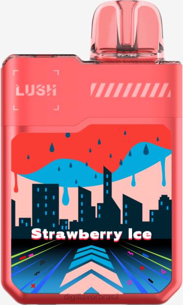 Digiflavor Geekbar LUSH descartáveis gelo de morango Digiflavor geekvape disposable 2RR013